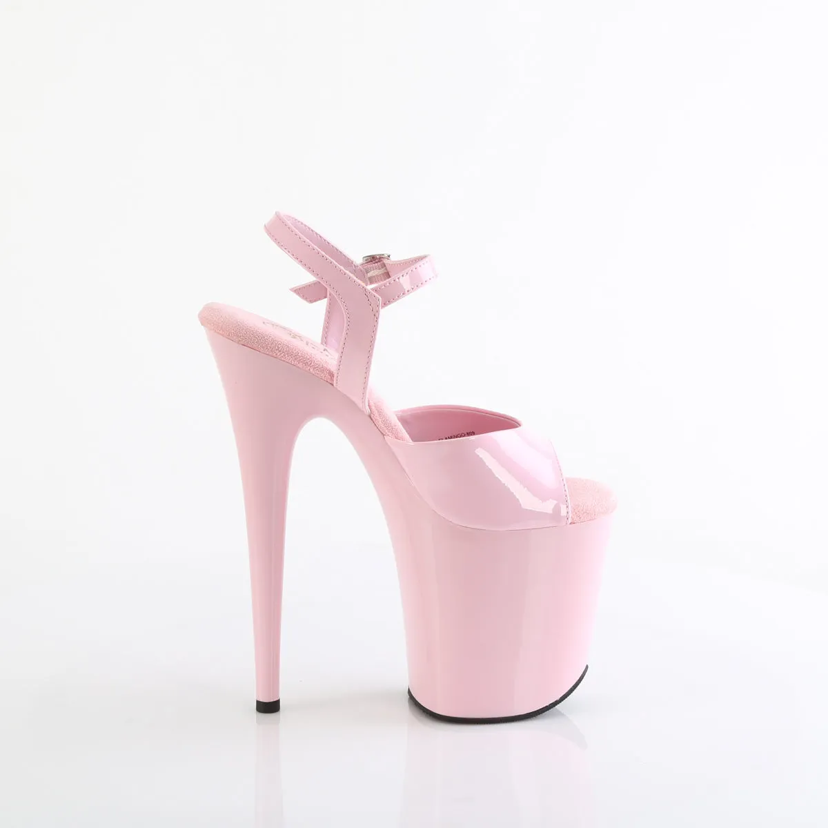 8 Inch Heel FLAMINGO-809 Baby Pink Patent