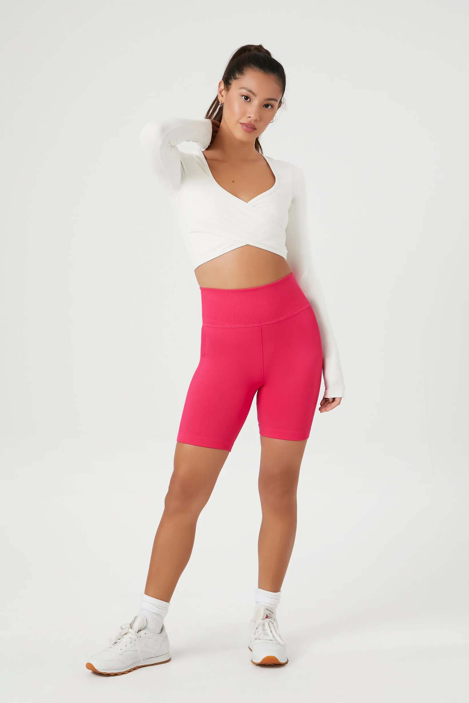 Active Seamless High-Rise Biker Shorts