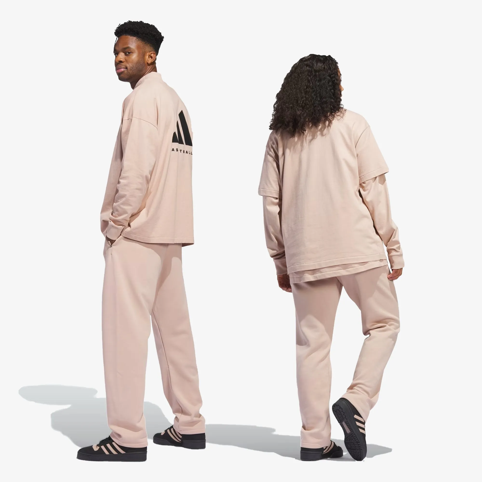 Adidas Originals | BASKETBALL SWEAT PANT  { ASH PEARL