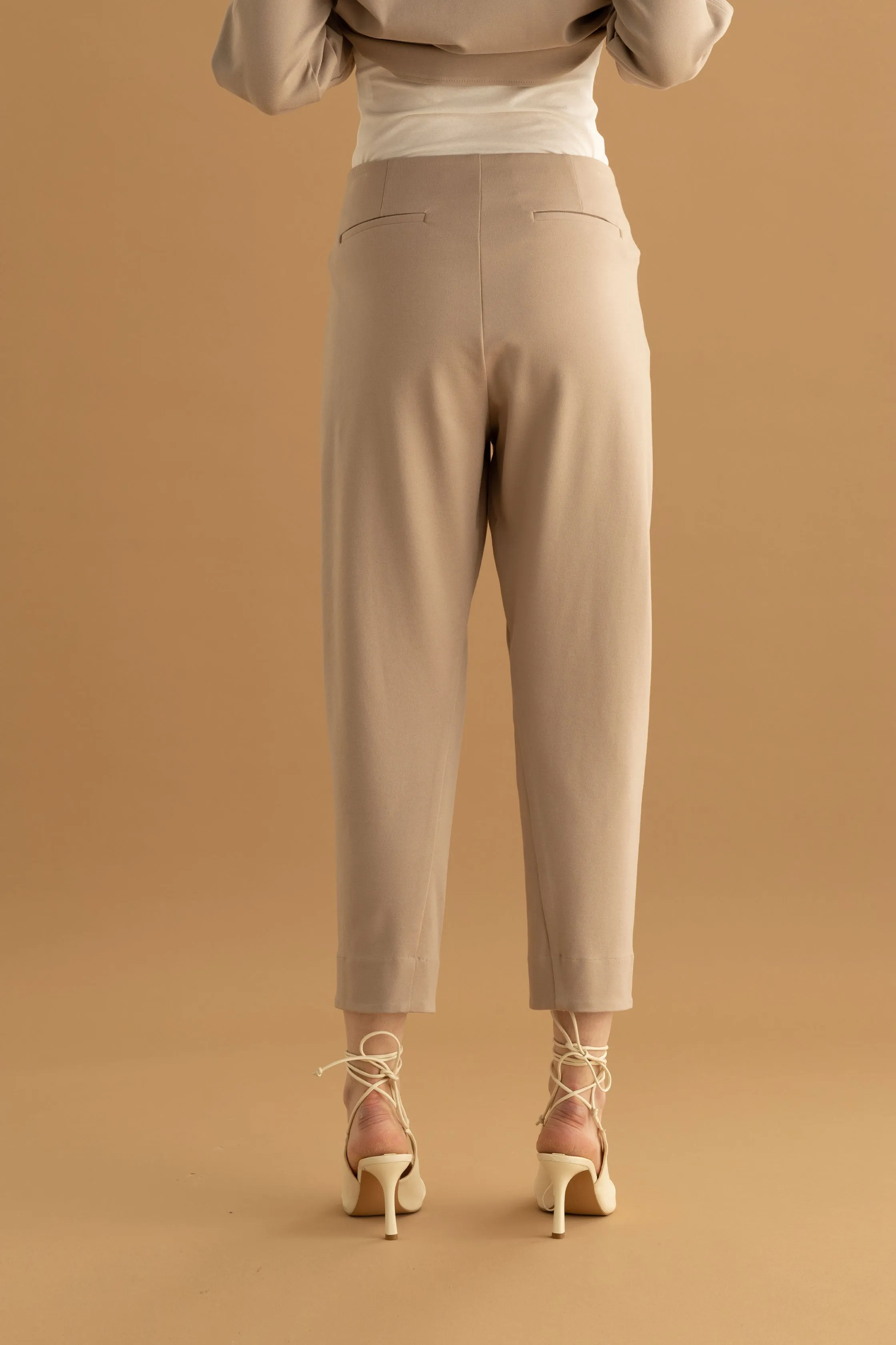 Ankle-Length Cropped Pants Punto Milano 06P0 2545