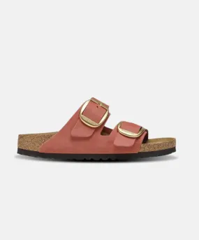 Birkenstock Arizona Big Buckle Nubuck Leather Mars Red Sandals