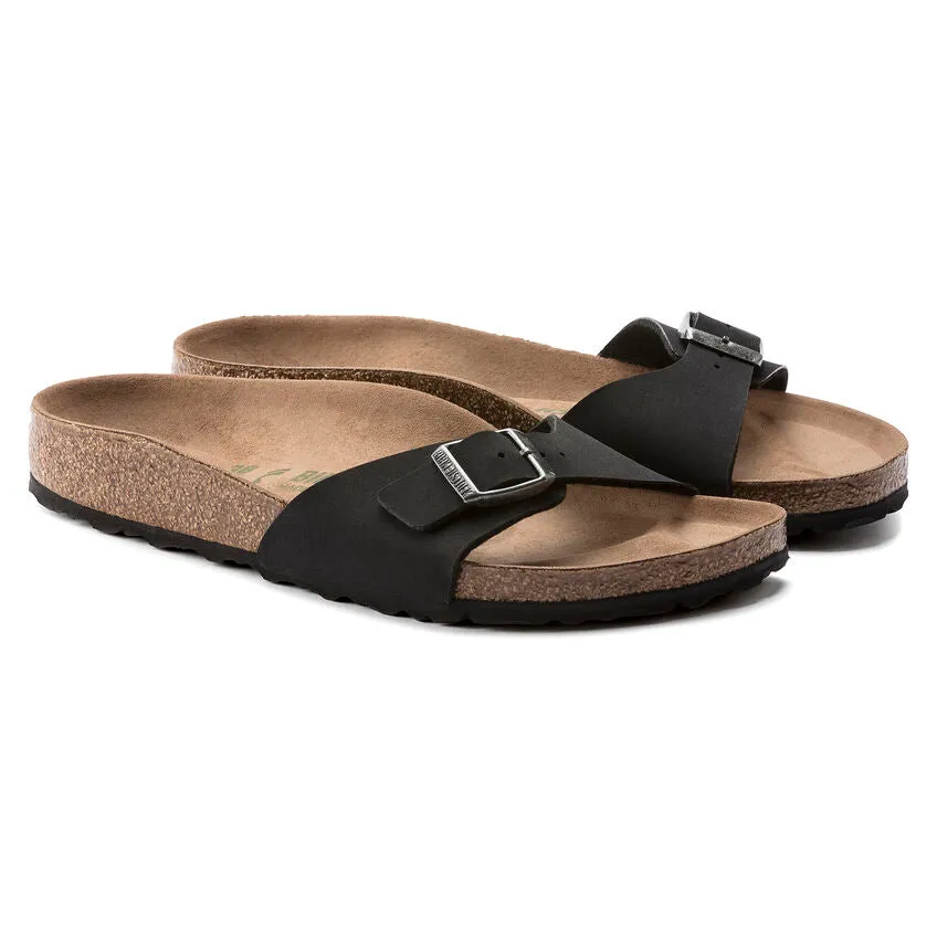 Birkenstock Madrid Vegan (Birkibuc Black)