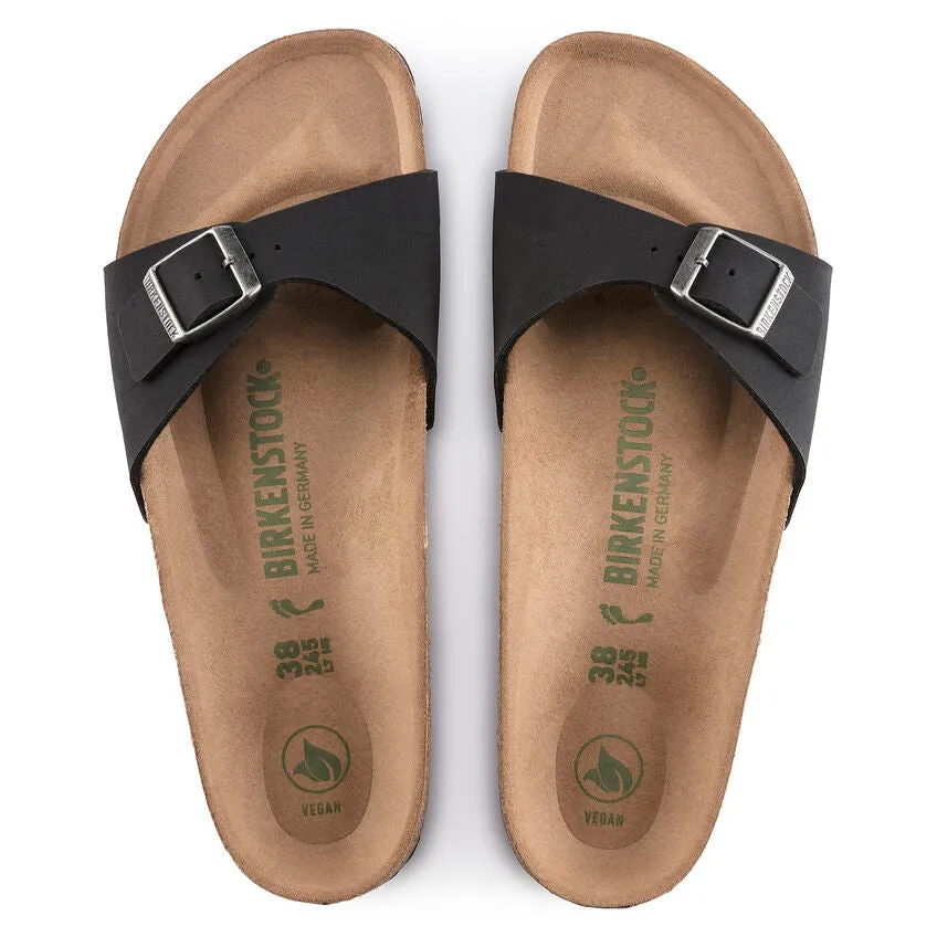 Birkenstock Madrid Vegan (Birkibuc Black)