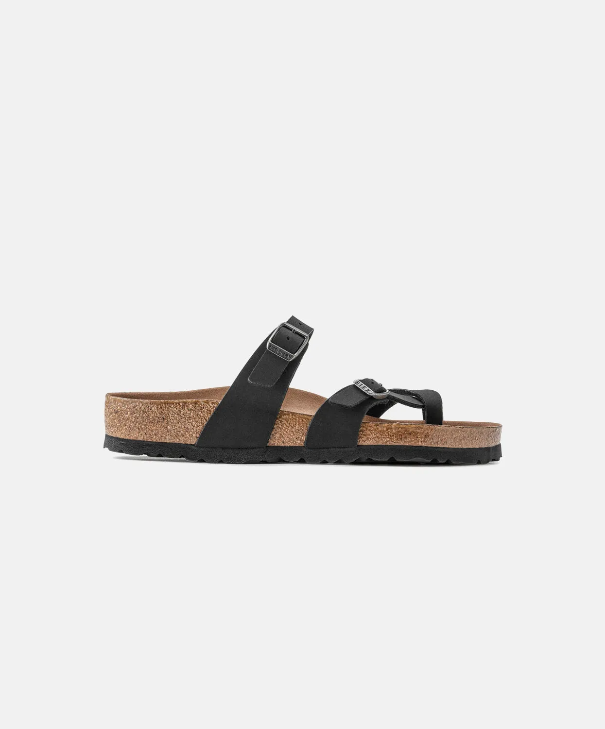 Birkenstock Mayari Birkibuc Earthy Black Vegan Sandals