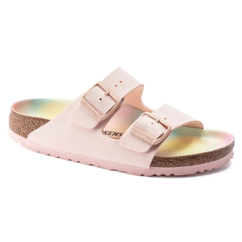 Birkenstock Women's Arizona Vegan Birkibuc (Ombre Light Rose - Narrow Fit)