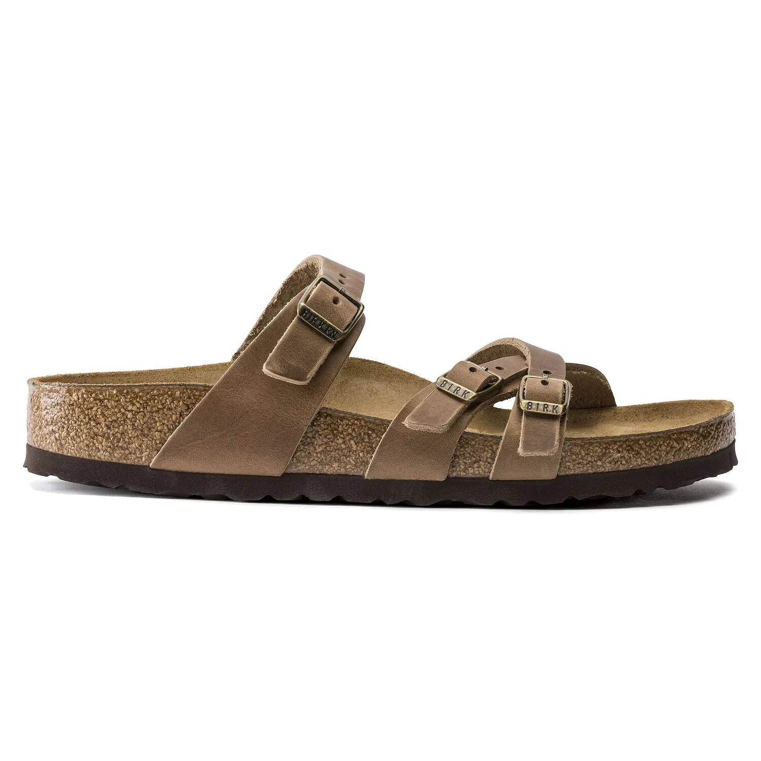 BIRKENSTOCK Women's Franca Oil Leather (Tobacco - Narrow Fit)