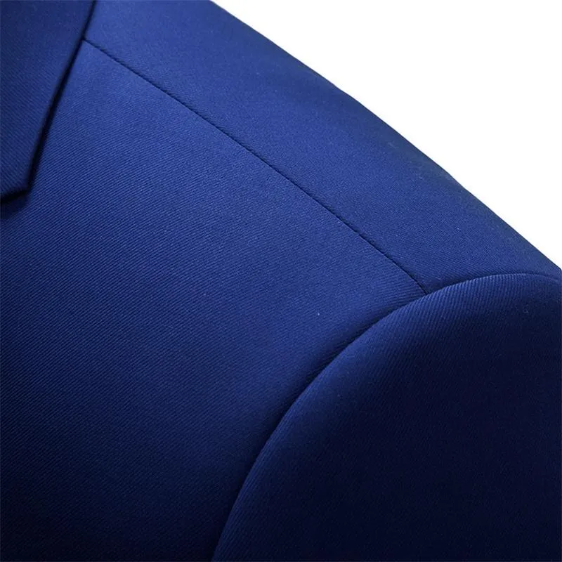 Blue 3-Piece Suit Slim Fit Two Button Suit