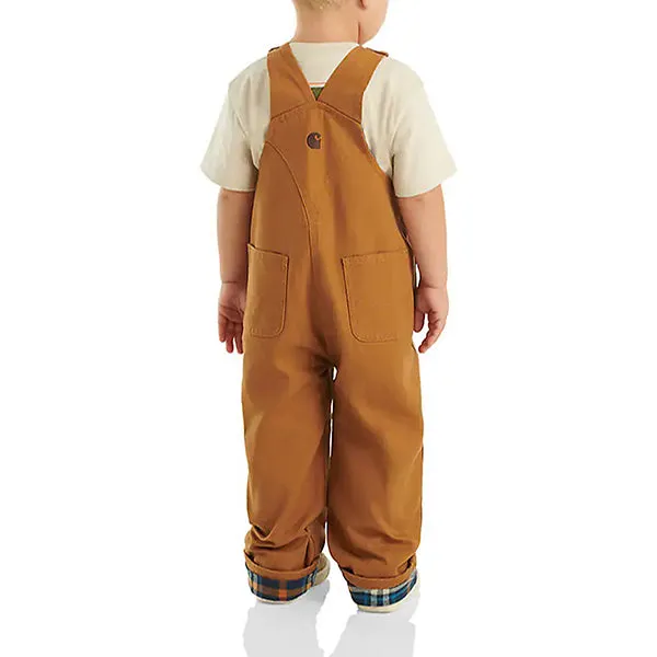 CARHARTT CANVAS FLN BIB OVERALL INFANT CARHARTT BROWN