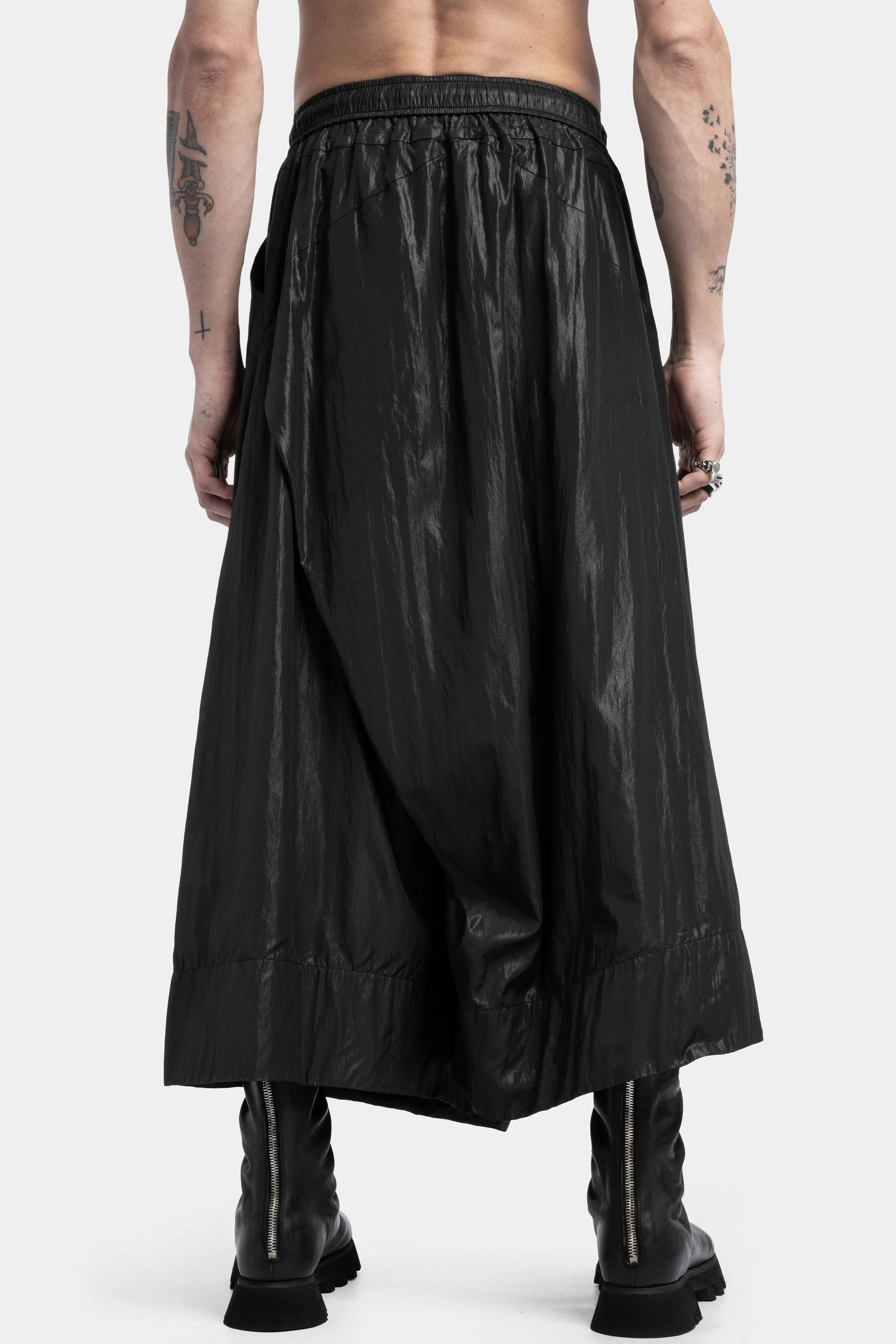 Coated Skirt Pants