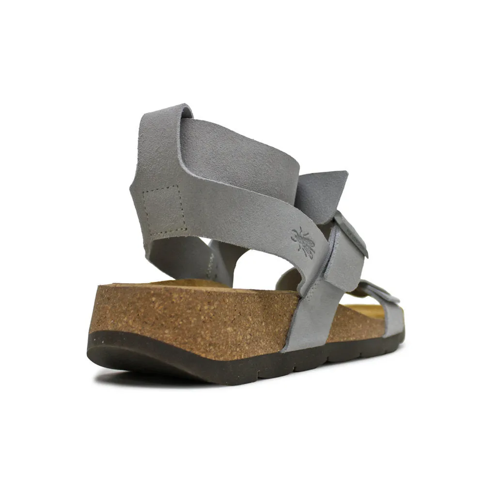 COKI040FLY Suede Women's Wedge Heels Sandals