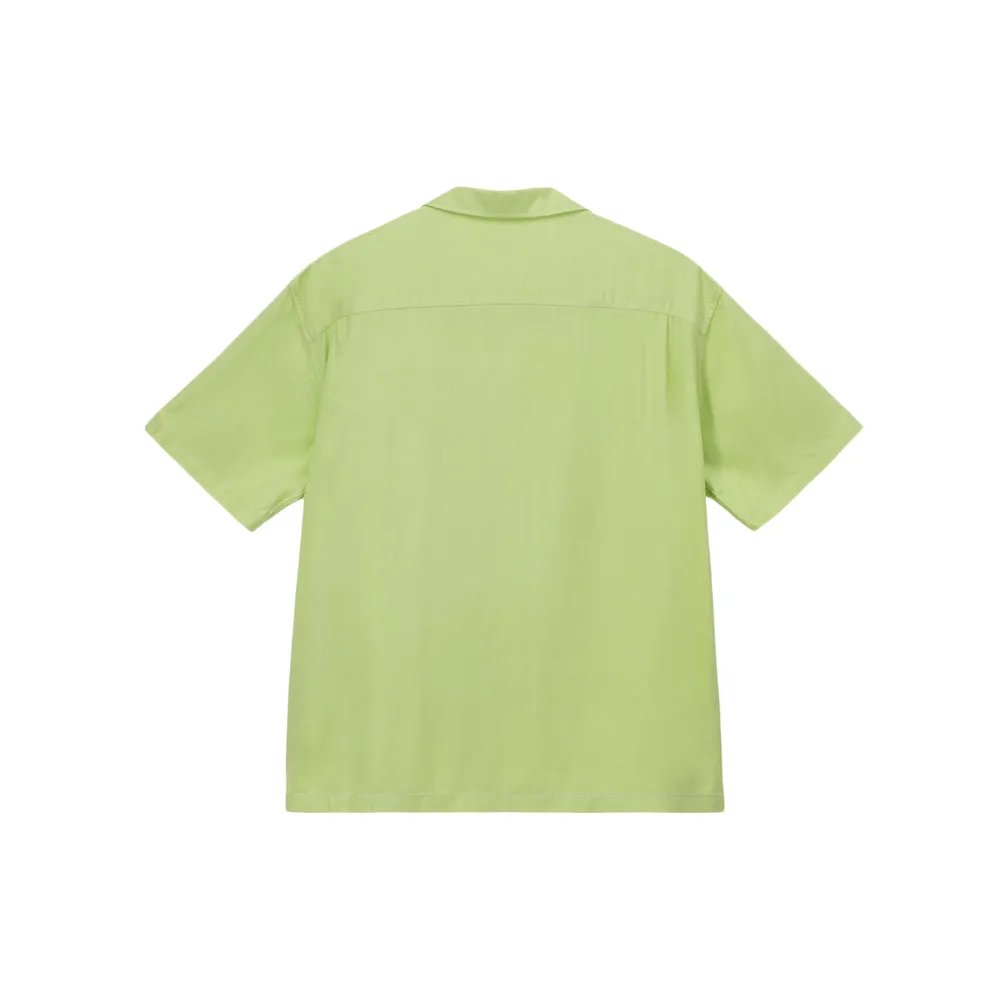 Contrast Pick Stitched Shirt (lime)