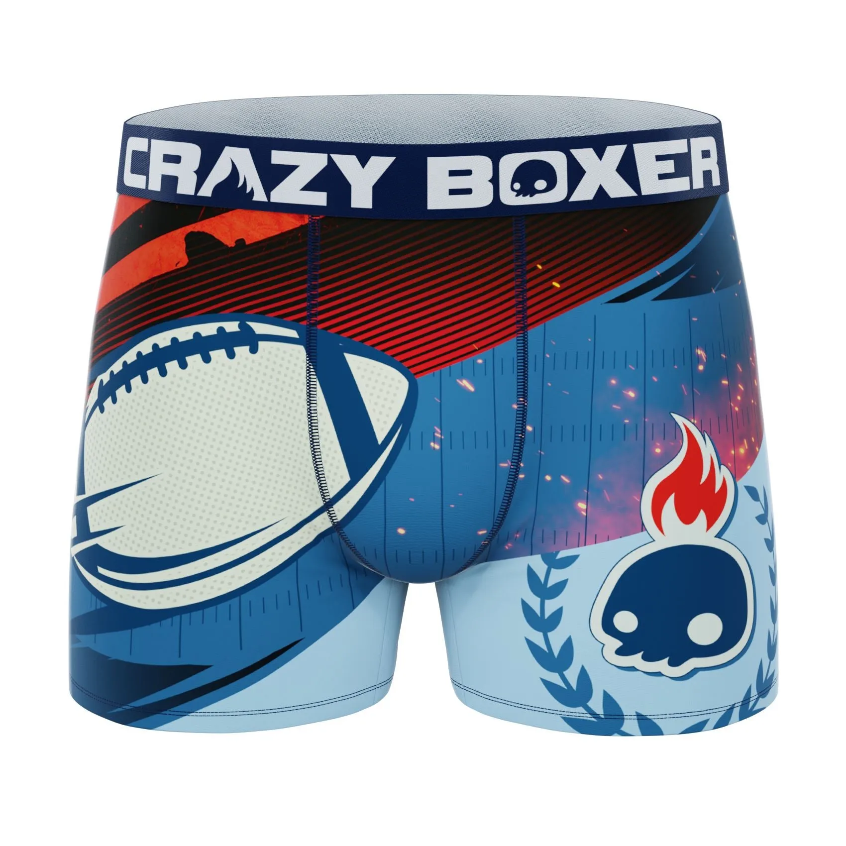 CRAZYBOXER Sport Football Men's Boxer Briefs (3 Pack)