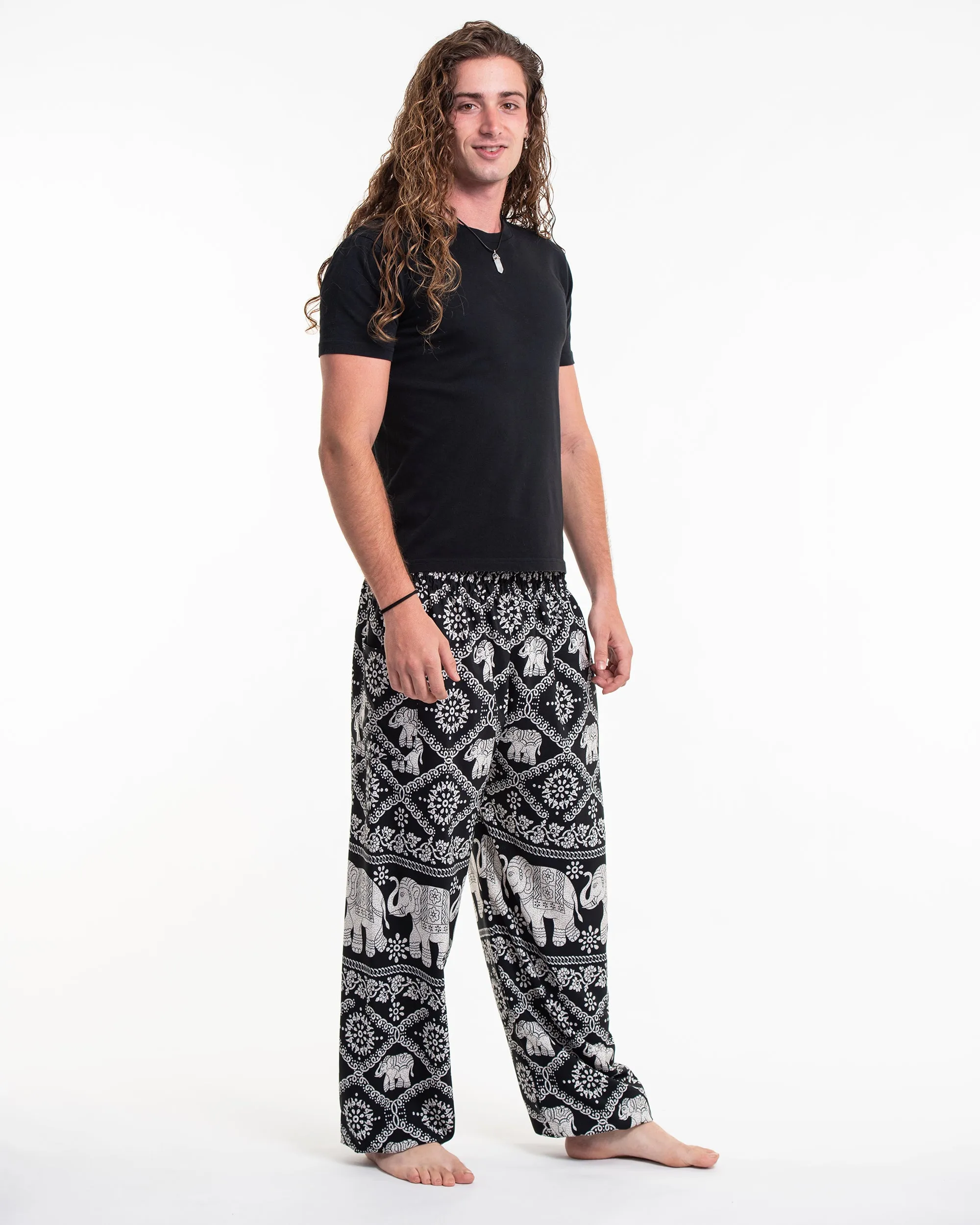 Diamond Elephant Tall Harem Pants in Black