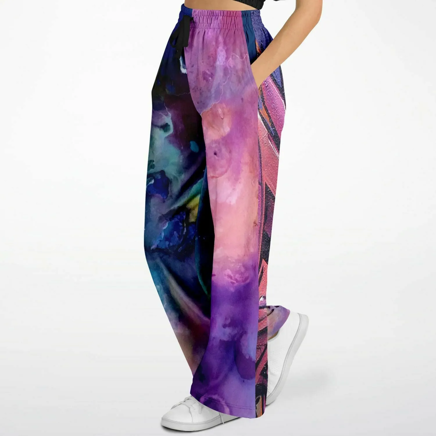 Dusky Midnight Graffiti SW Stretchy Phat Bellbottoms