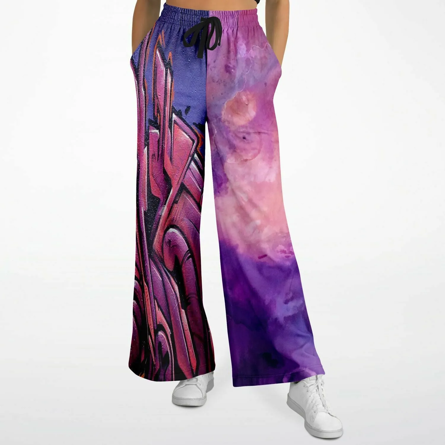 Dusky Midnight Graffiti SW Stretchy Phat Bellbottoms