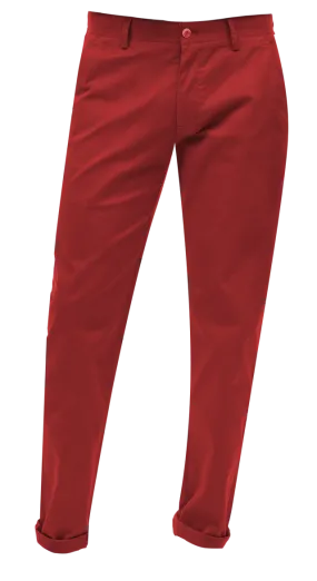 EJ Samuel Red Chino Long Pants CHL01