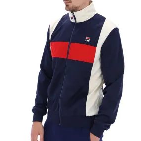 Fila Vintage Andre Colour Blocked Track Jacket - Navy