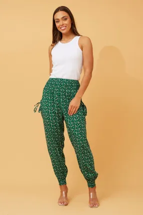 FLORAL PRINT BOHO HAREM PANTS