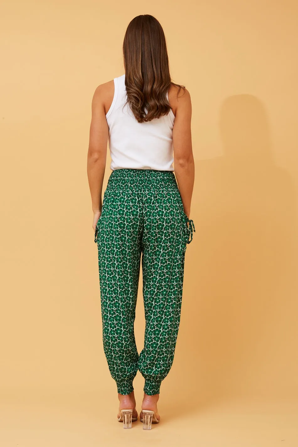 FLORAL PRINT BOHO HAREM PANTS