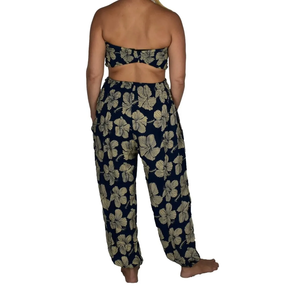 Hibiscus Pants with Bandeau Top (one size)