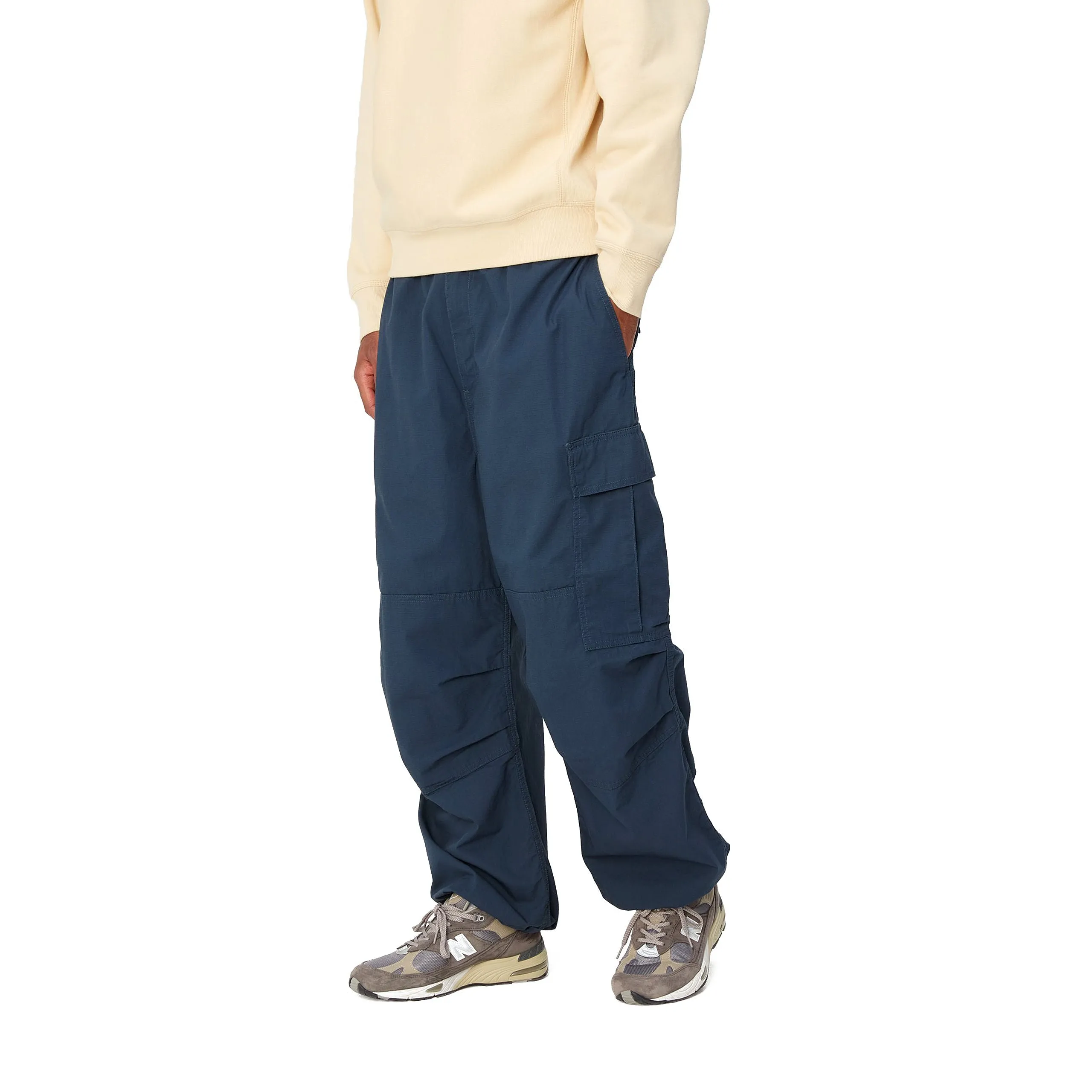 JET CARGO PANT BLUE RINSED