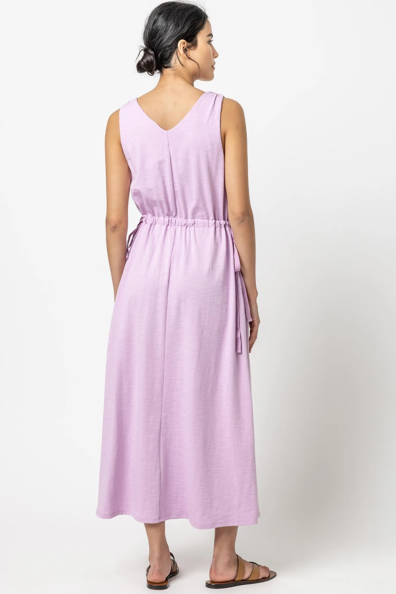 Lilla P Drawcord Waist Maxi Dress - Calypso