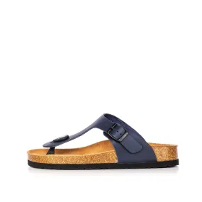 LOTUS NAVY CORK TOE POST