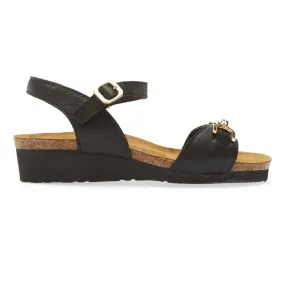 Optimized Title: Naot Womens Aubrey Stylish Black Leather Sandals - Comfort Fit & Versatile Design