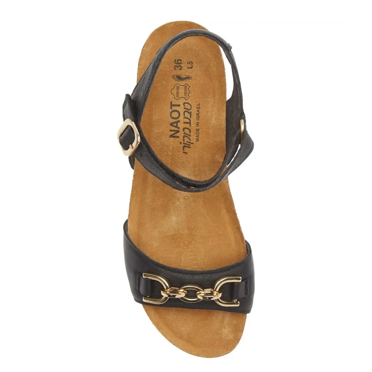 Optimized Title: Naot Womens Aubrey Stylish Black Leather Sandals - Comfort Fit & Versatile Design