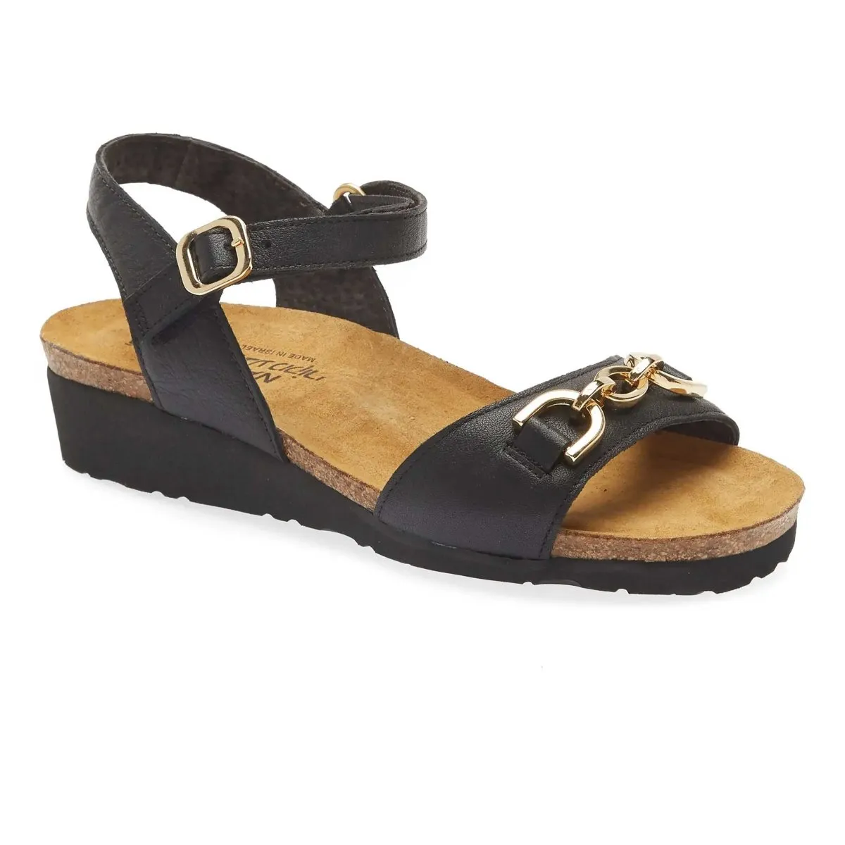 Optimized Title: Naot Womens Aubrey Stylish Black Leather Sandals - Comfort Fit & Versatile Design