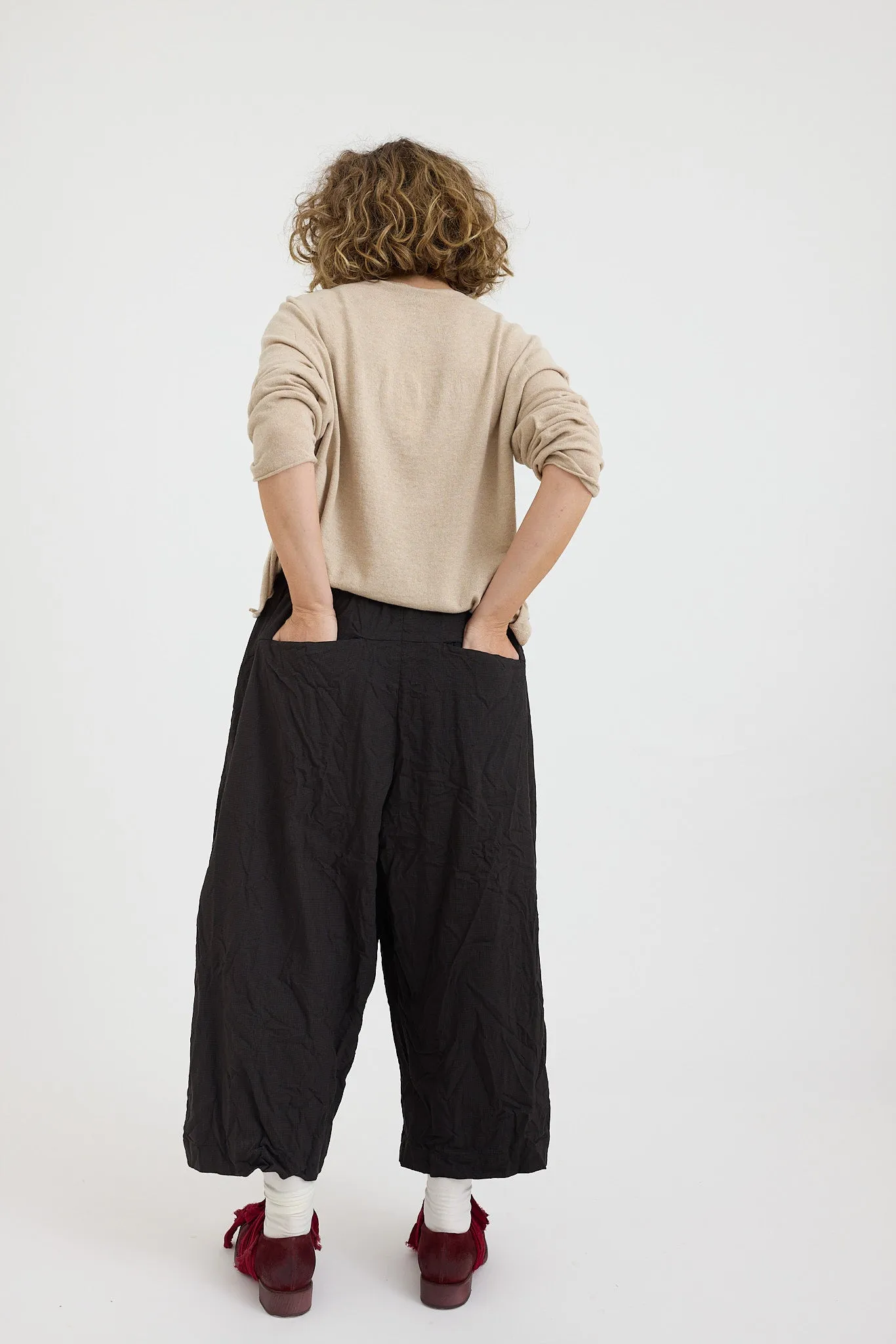 Pas de Calais - Crinkle Sarouel Pants