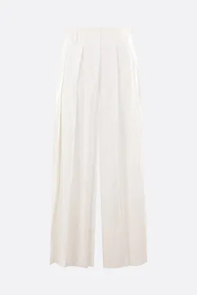 pleated cotton skirt pants