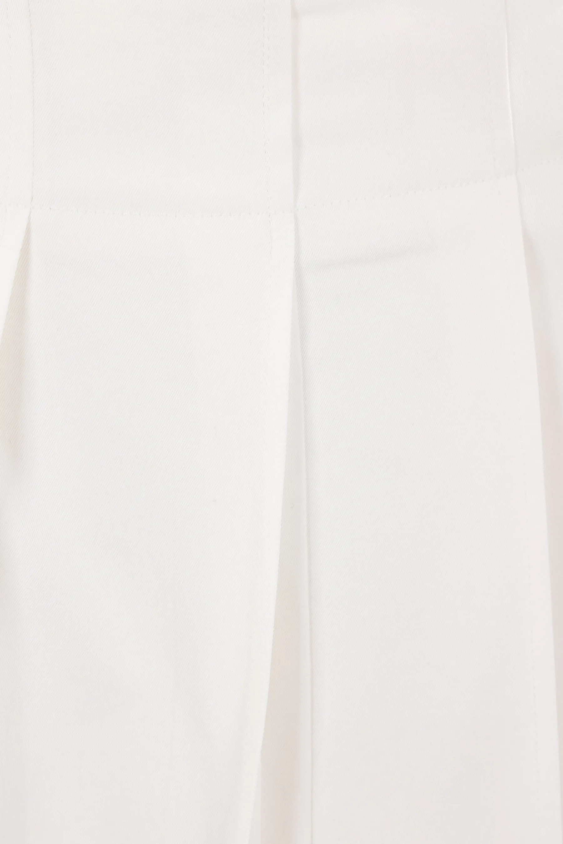 pleated cotton skirt pants