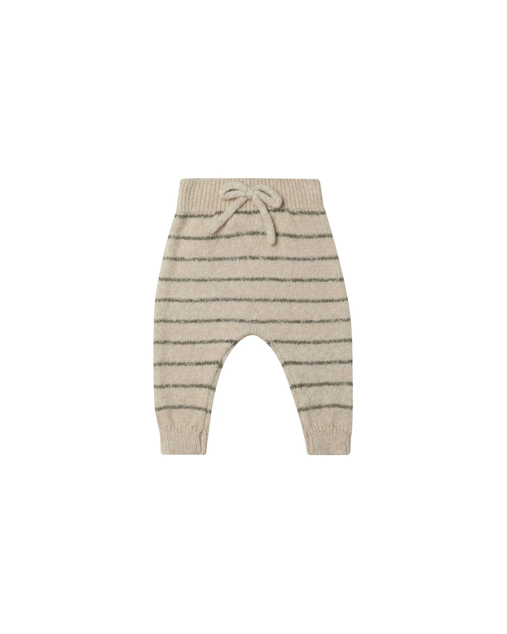 Quincy Mae - Basil Stripe Knit Pant LAST ONE 18-24m