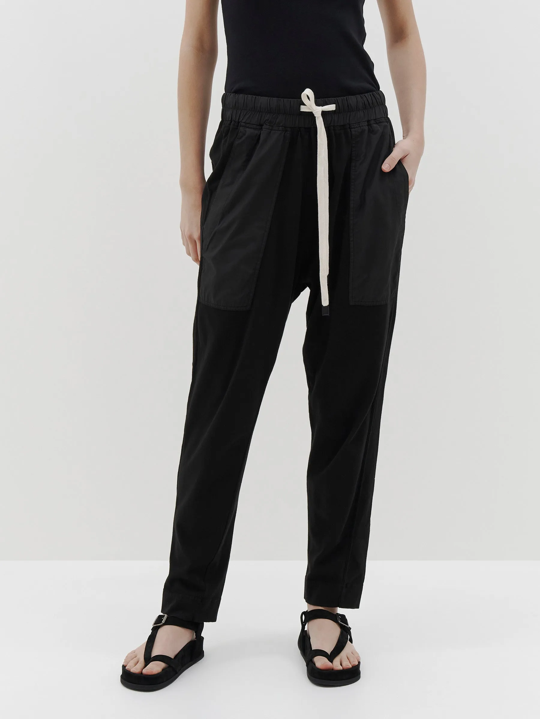 regular tapered jersey pant