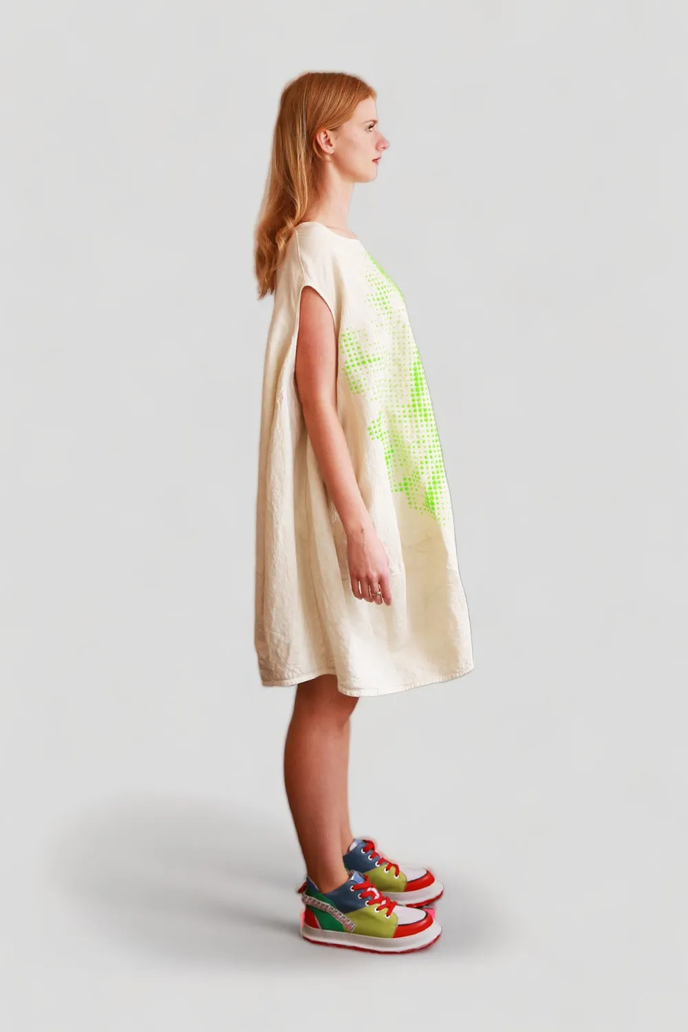 RUNDHOLZ DIP CREAM GECKO GREEN IMPRINT DRESS OS