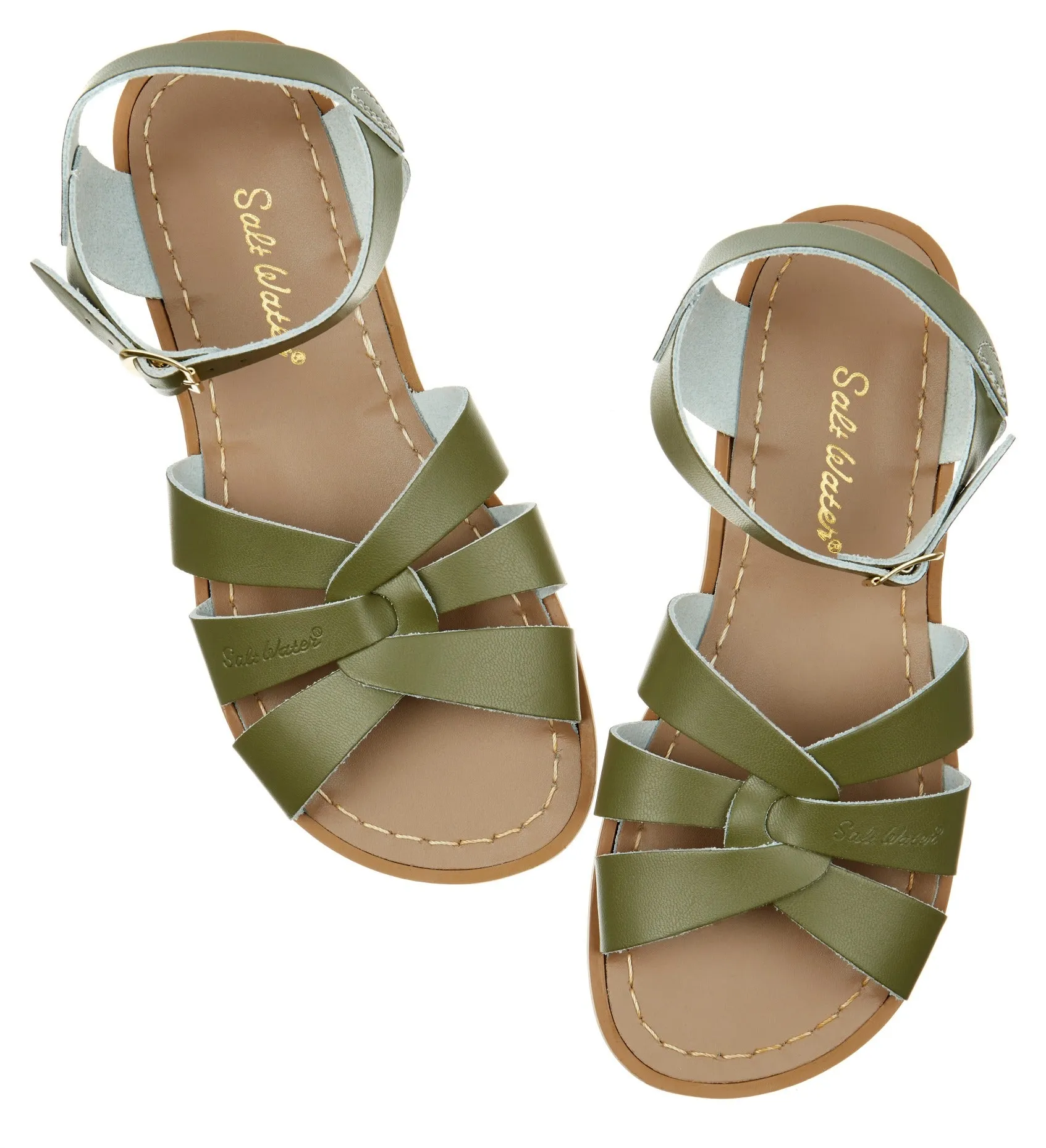 Salt-Water Sandal Original - OLIVE (adult)