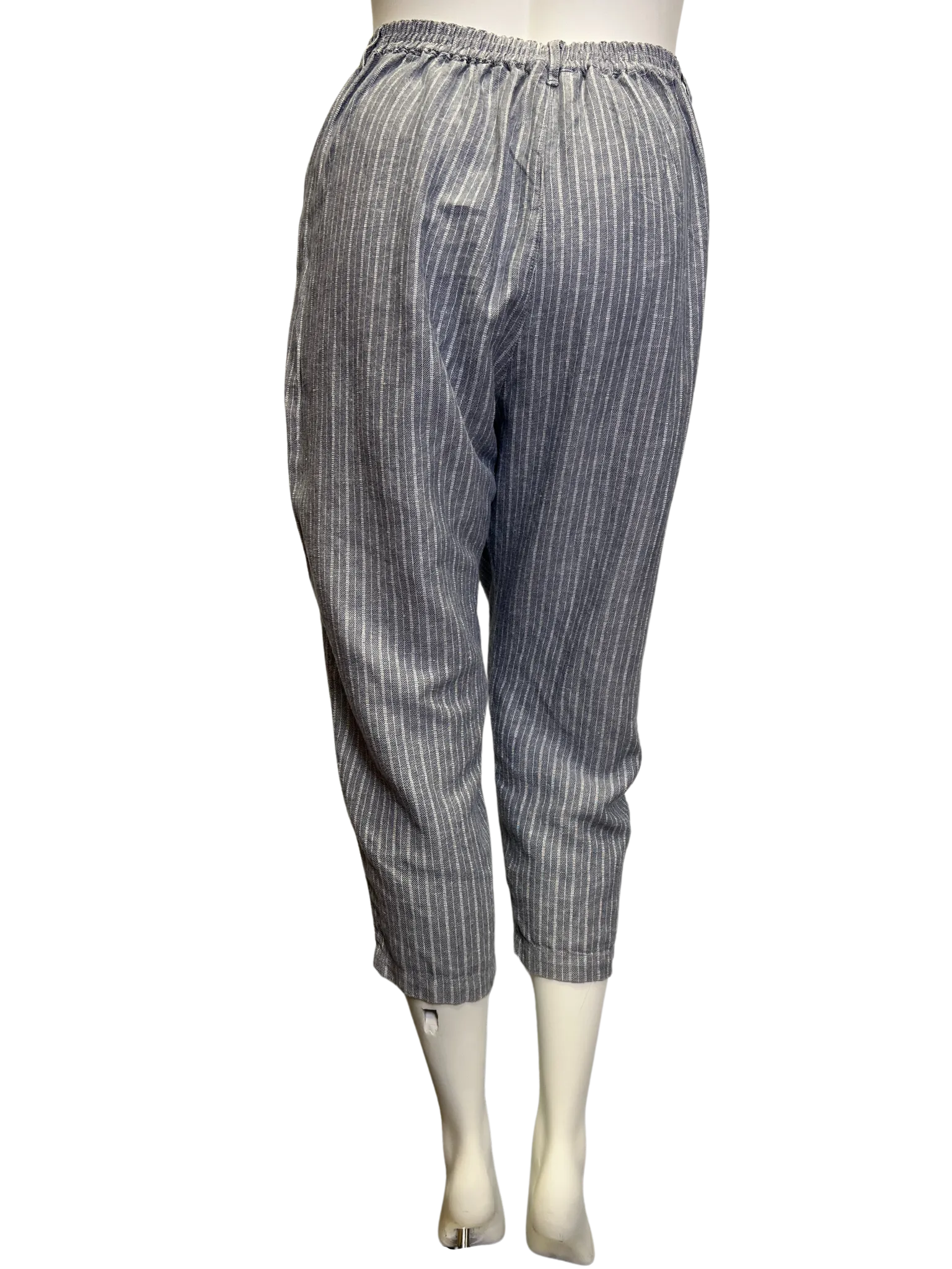 Size 14 - Toast Grey Alix Pinstripe Pants