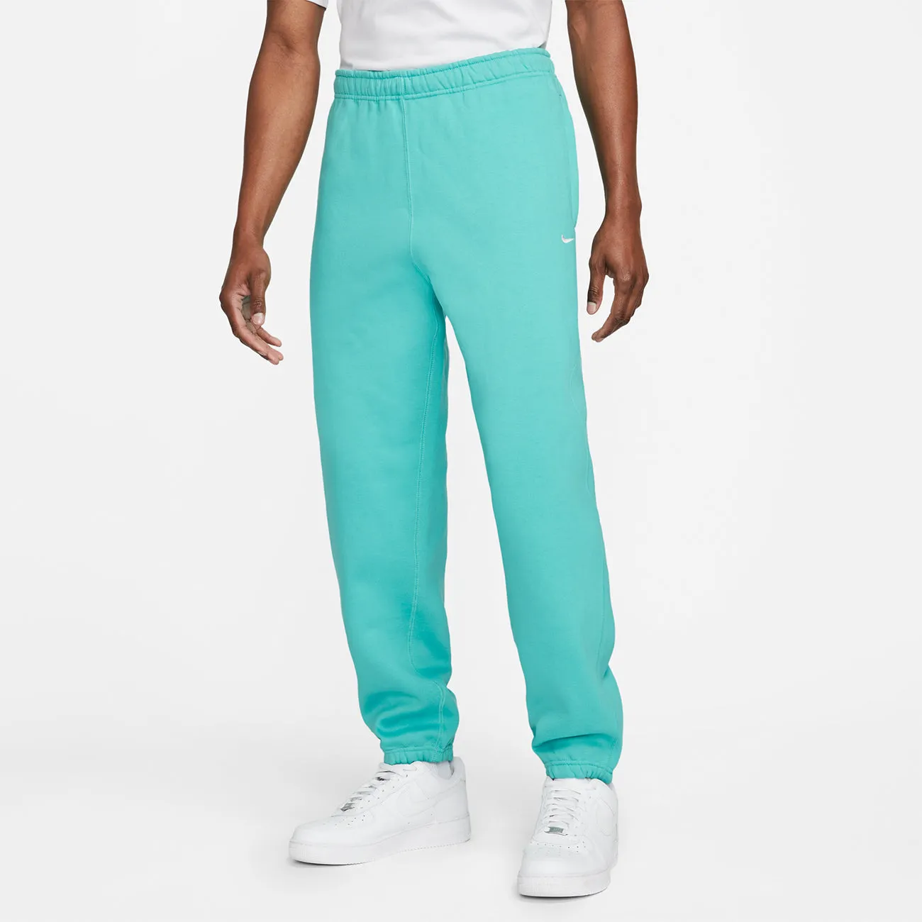 SOLOSWOOSH HW BB PANT WASHED TEAL WHITE