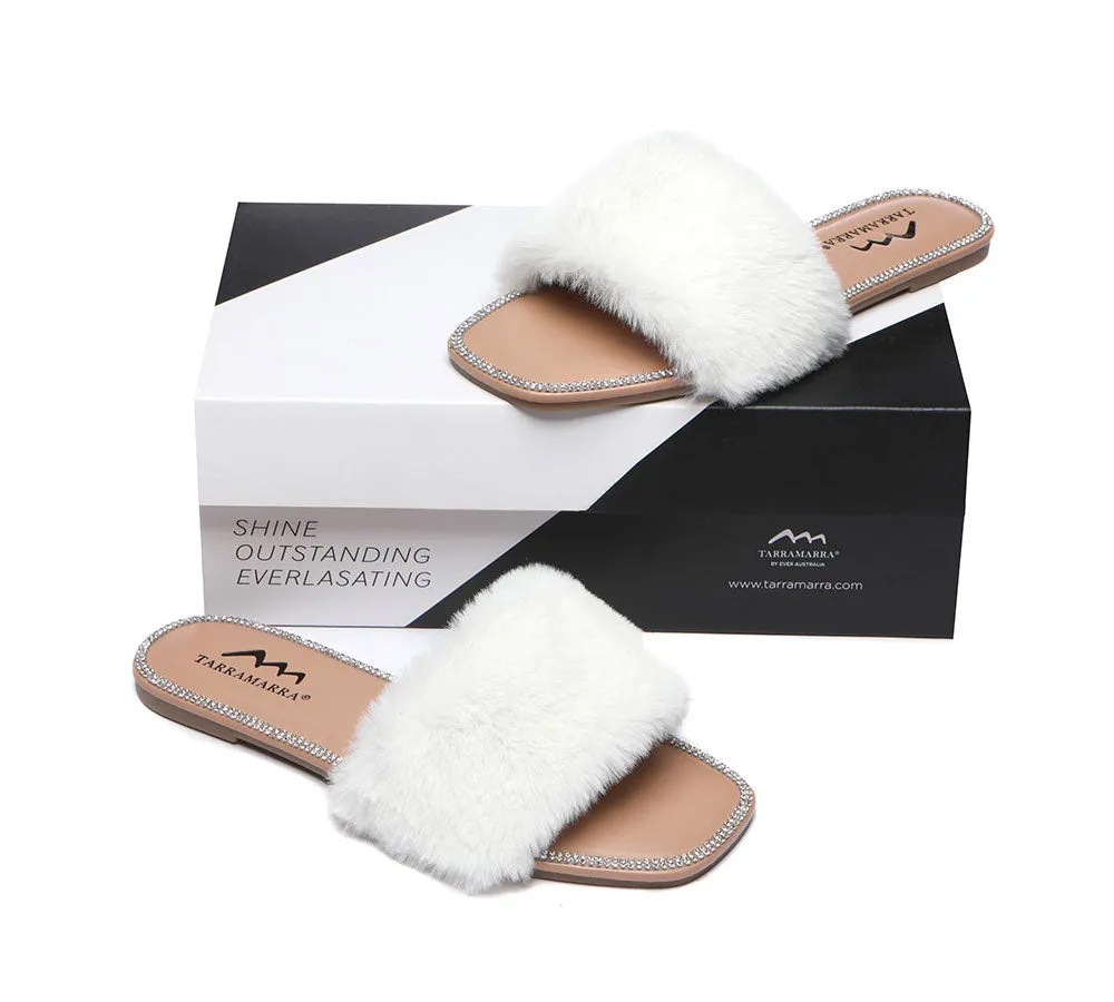 TARRAMARRA Fluffy Diamante Women Sandals