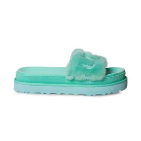 UGG Laton Fur Slide Tide Pool Slippers - Women's