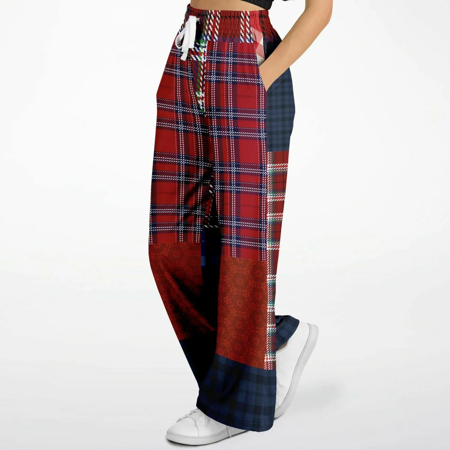 Yankee Doodle Plaid Patchwork Bellbottoms